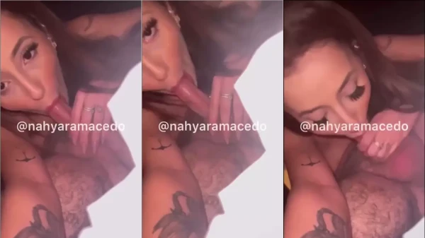 Nega que curte o Neymar foi pega na net fazendo um boquete em vídeo caseiro