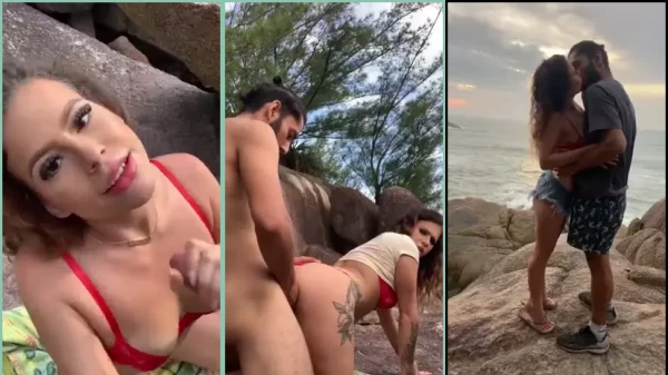 Ingrid Amaro em um vídeo picante nas pedrinhas