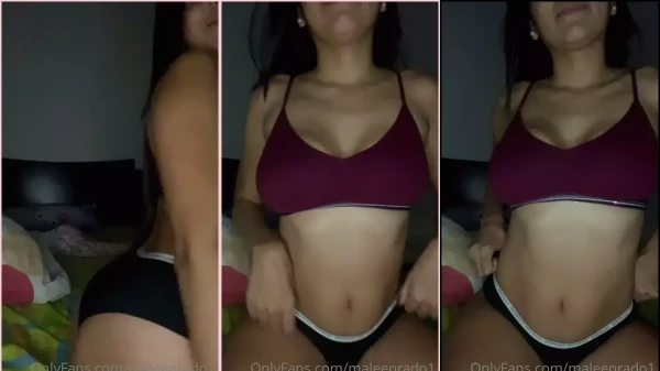 Malee Prado exibindo seu charme em calcinha e top
