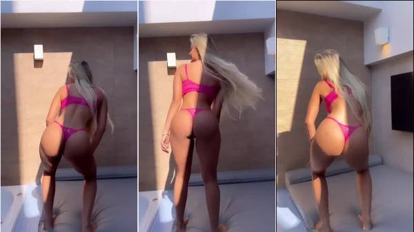 Karlyane Menezes soltando uma dançadinha sensual