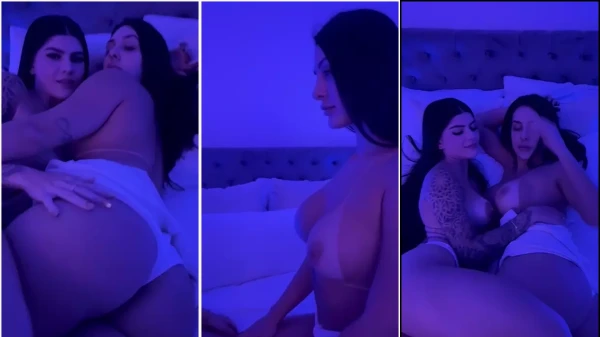 Gabriela Aguiar, uma gostosura de novinha chamando a amiga lésbica pra curtir a vibe!